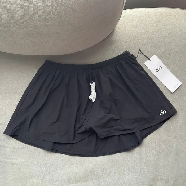 Alo Yoga Breezy Tennis Skirt Black XS - Image 2