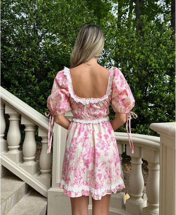 Floral mini dress - Image 2