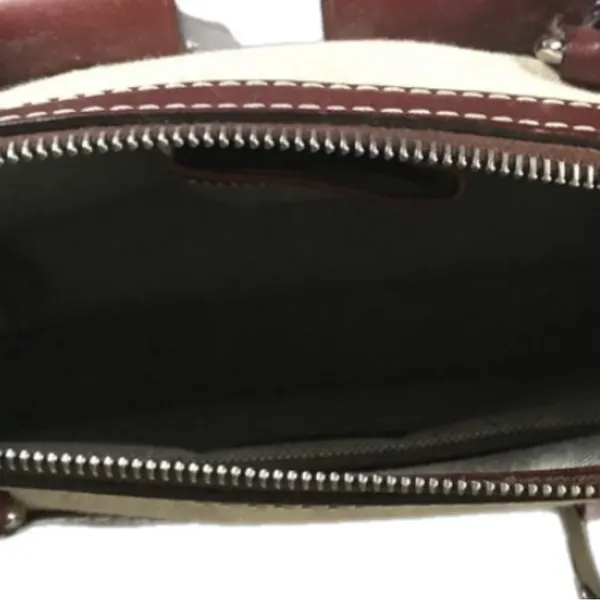 Dooney & Bourke Vintage Signature Anniversary double-pocket satchel - Image 4