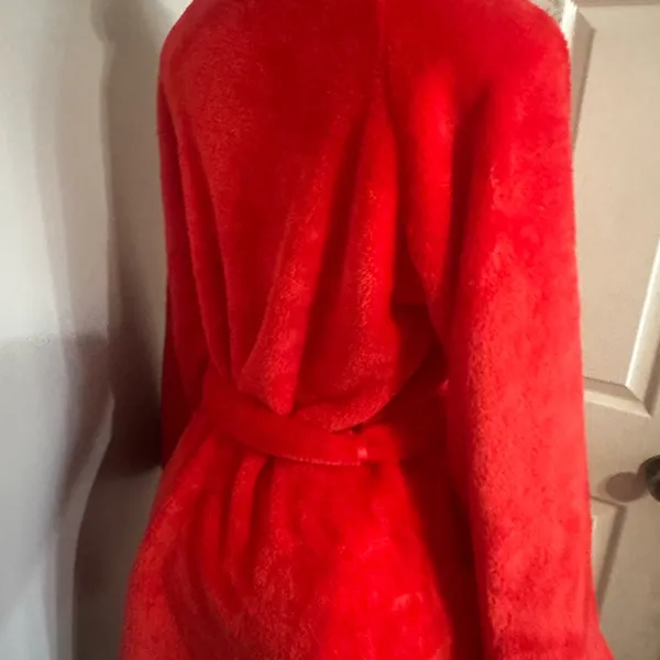Victoria's Secret red Plush Robe - Image 3
