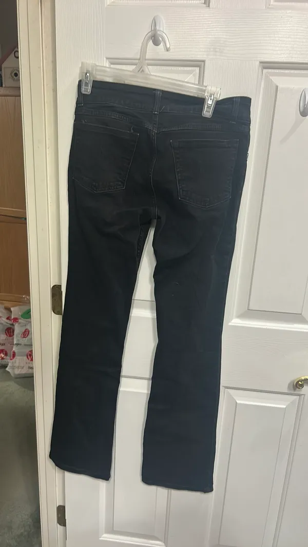 Black Bootcut Wrangler Jeans - Image 2