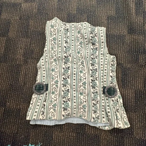 Vintage Vest Floral Multiple Size XS - Image 2