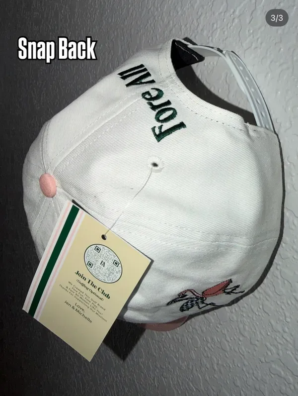 Golf Hat White - Image 3