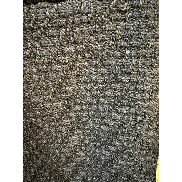 Laundry by Shelli Segal Chunky Knit Black Boucle Coat Size XS Collared - Image 9