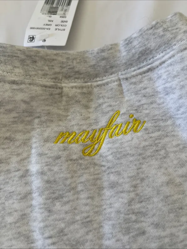The Mayfair Group Light Gray Crewneck Sweatshirt - XXL - Image 9