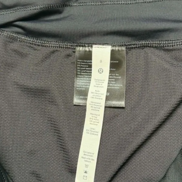 Lululemon Find Your Pace Short High Rise 3" Lined Crinkle Reflective White Black - Image 7