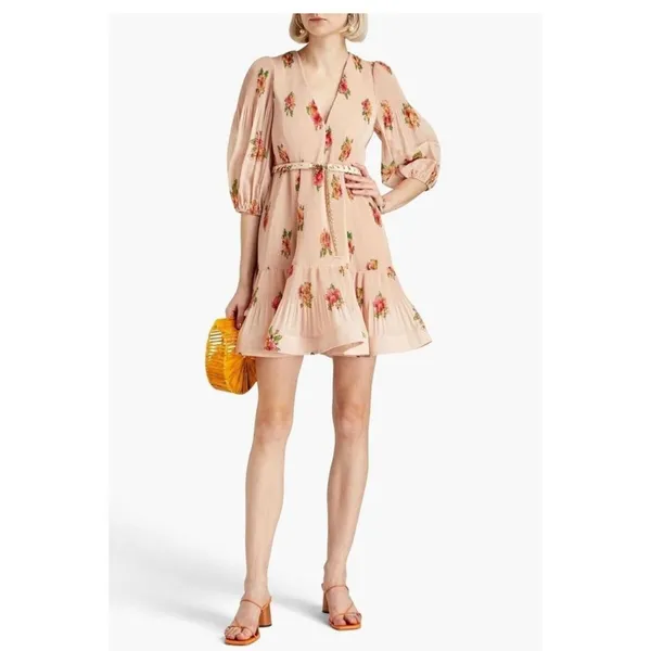 NWT zimmermann pleated floral dress AU0 - Image 4