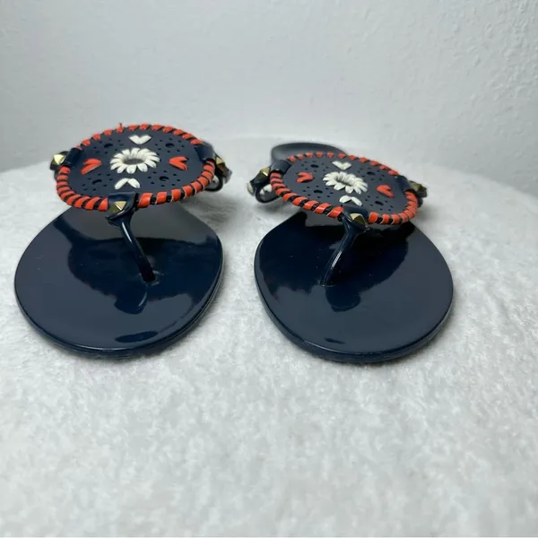 Jack Rogers Georgica Jelly Flip-Flop Thong Sandals - Image 3