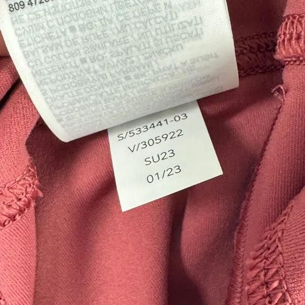 Athleta Transcend Stash Crop Straight Leg Pants XS‎ Womens Berry Rose Mauve Pink - Image 5