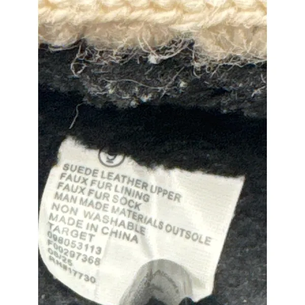 Target Auden Kaya Black Genuine Suede Clog Slippers Whipstitch Trim Women Size 9 - Image 6