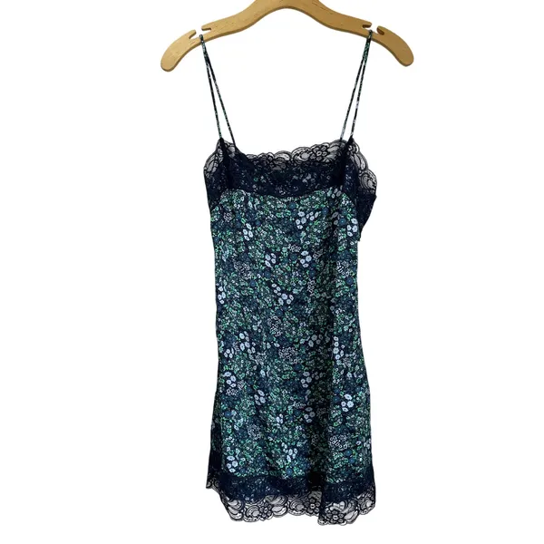 Aerie Floral Lace Trim Mini Slip Dress Size S NWT Y2K Romantic‎ Fairy - Image 2