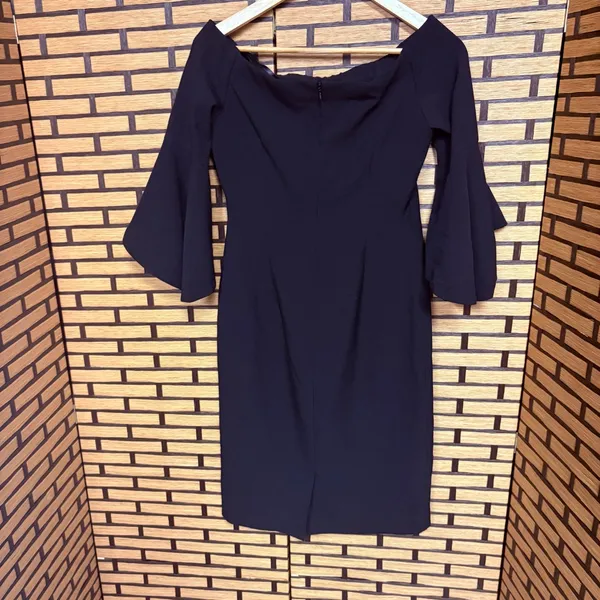 Chelsea28 Black Off Shoulder Dress Size 6‎ - Image 2