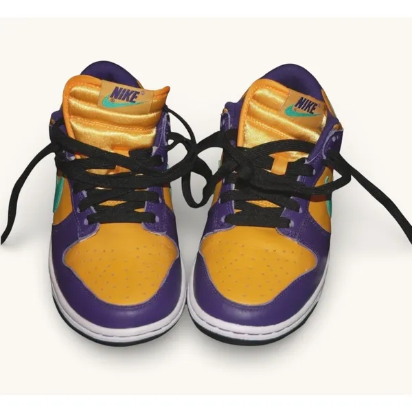 Nike Dunk Low LX Lisa Leslie Sparks Womens 8 Mens 6.5 Purple Gold‎ DO9581-500 - Image 3