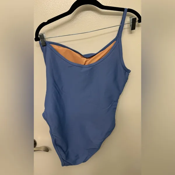 NWT J.Crew Ribbed One-Shoulder One-Piece Swimsuit | Chic Asymmetrical Swim - Image 4