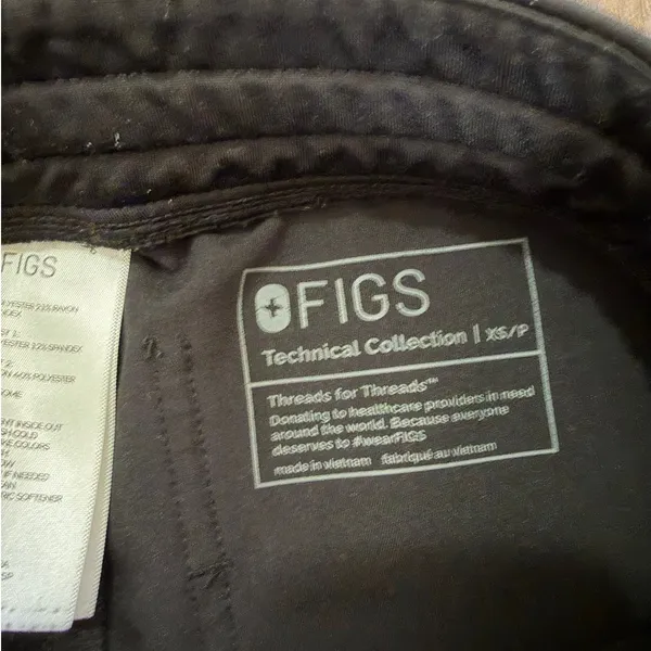 Figs Black Zamora Jogger Scrub Pants Size XS/P - Image 5