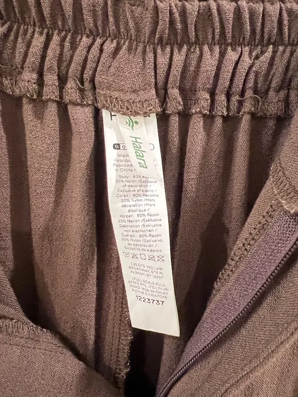 Halara Wide‑Leg Lightweight Pants – Brown – Size M - Image 2