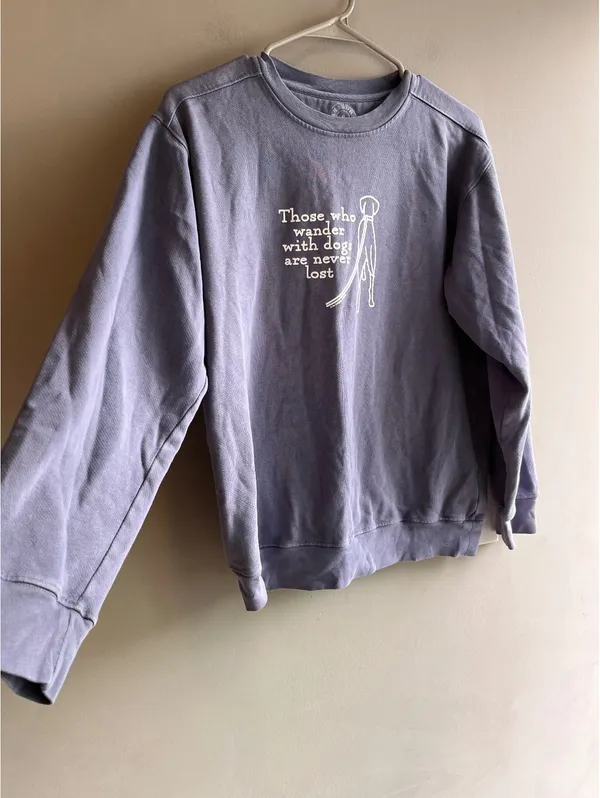 Amadora Sport Blue Dog Sweatshirt Size Small - Image 3