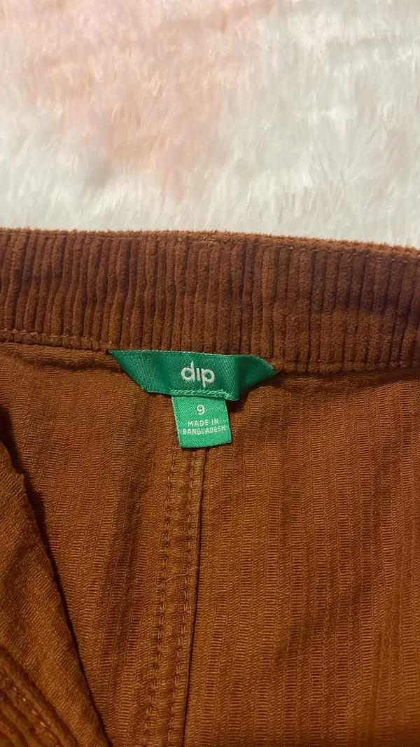 Corduroy Skirt Brown Size 6 - Image 2