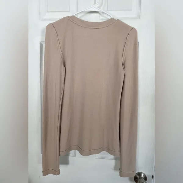 Free People We the Free Call Me Fitted V Neck Cardigan - Image 5