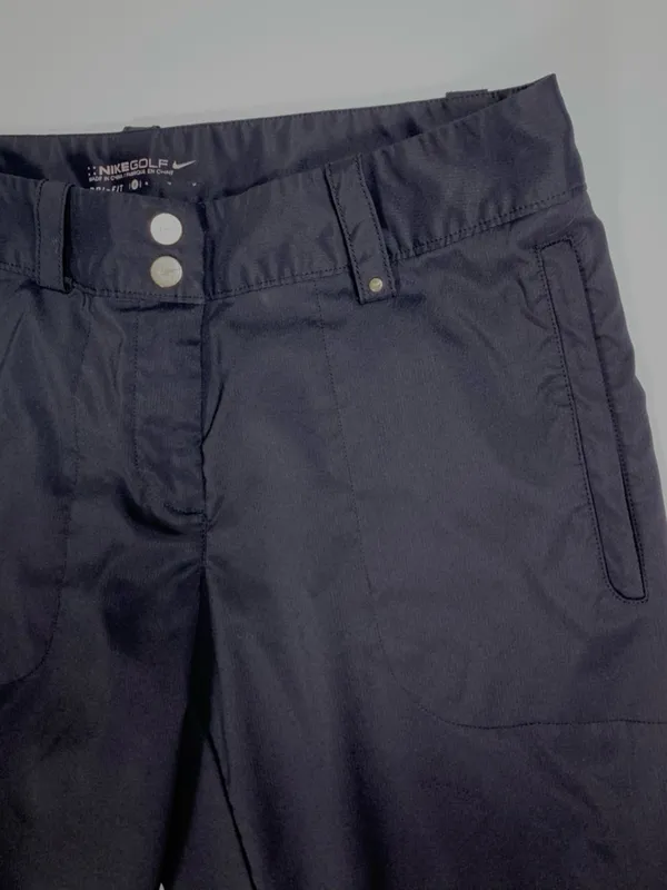 Nike Golf Dri Fit Black Straight Leg Side Slit Pants Women’s 12 Stretch - Image 4