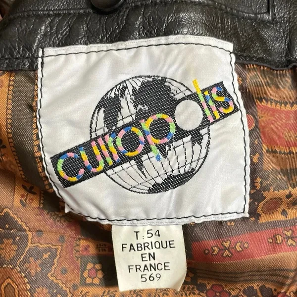 Vintage Cuiropolis Women's Black Faux Leather Zip Up Bomber Jacket Size XL-2XL - Image 4