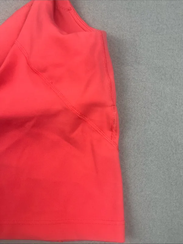 Lululemon Align Cropped Cami-tank top Coral Pink Size: 2 - Image 6