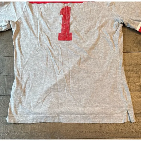 Nike Women's‎ Scarlet Gray "Ohio State" Short Sleeve Tee Size XL - Image 9