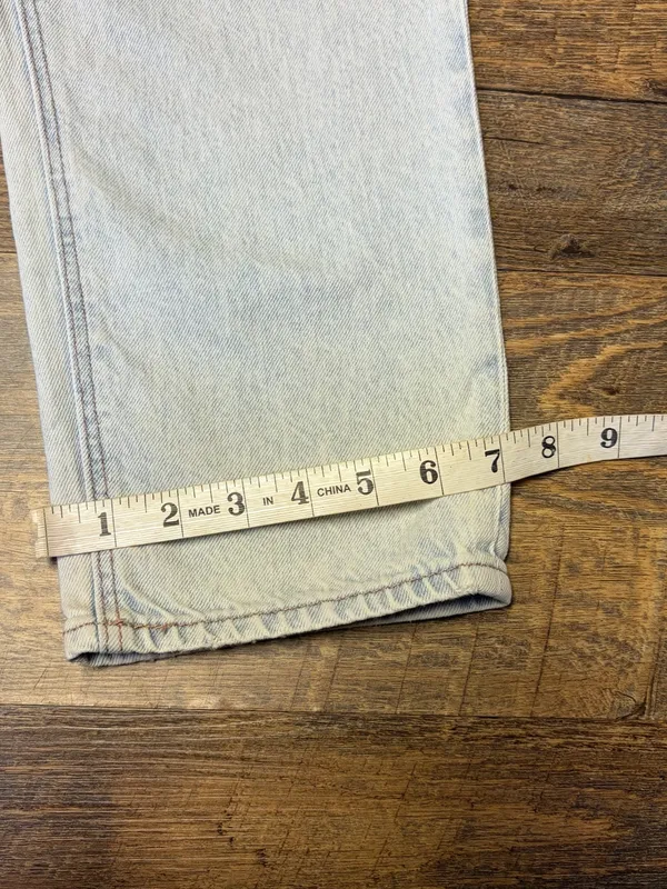 American Eagle Highest Rise Baggy Straight Jeans Crossover Strigid Womens 2 - Image 4
