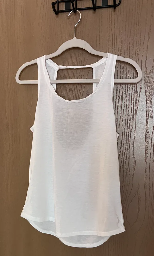 Nike White Workout Tank - Image 3