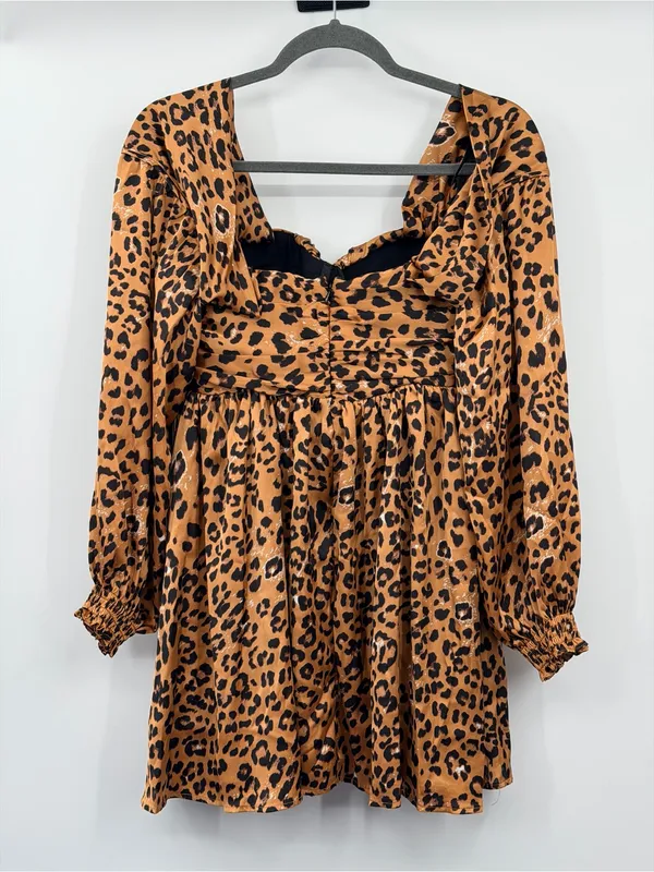 House of Harlow‎ 1960 x REVOLVE Burna Leopard Mini Dress M NWT $248 - Image 3