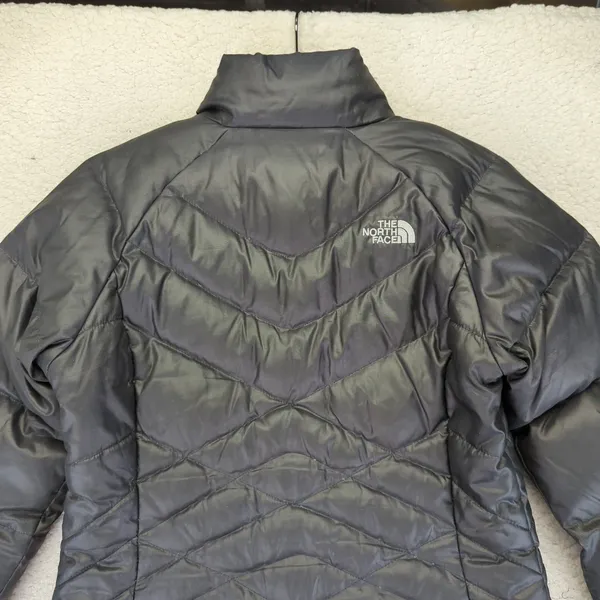 The North Face 550 Fill Down Puffer Jacket Black Womens Size Small‎ Winter Hip - Image 11
