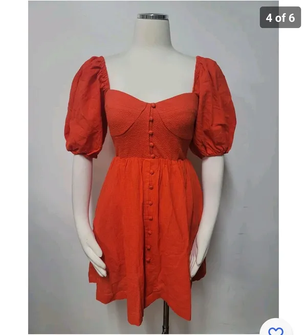 Anthropologie Maeve Sweetheart Mini Dress Size Xs - Image 4