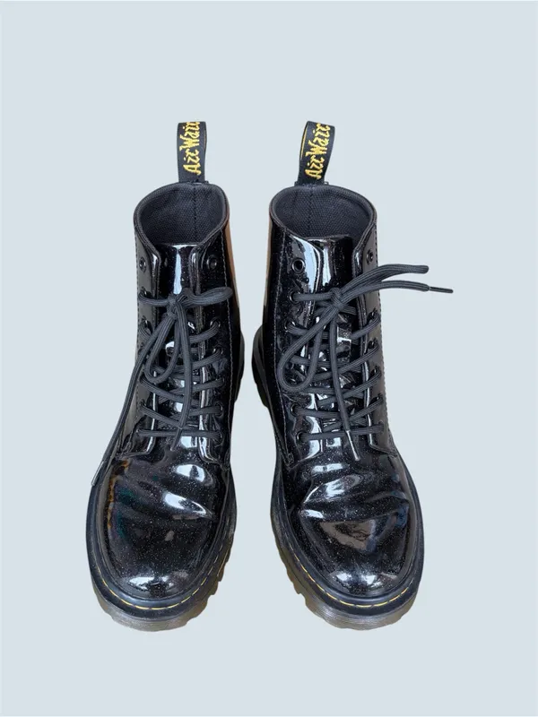 Doc Martens Luana Glitter Boots size 7 Black - Image 2