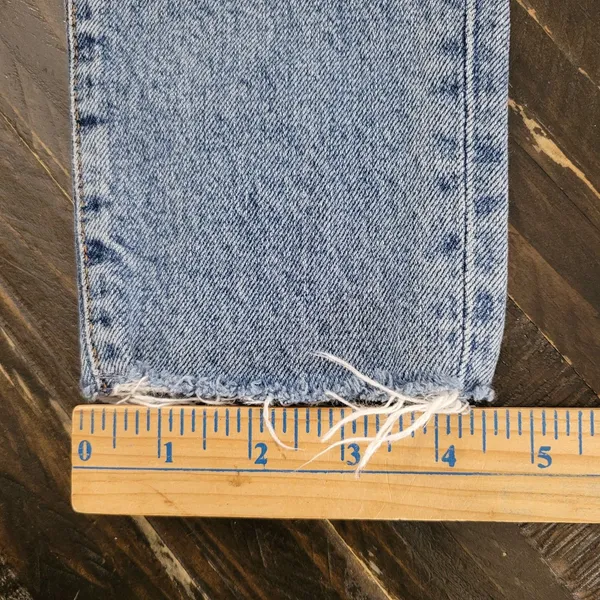 We The Free Womens Jeans Size 25 Skinny Denim Frayed Hem Distressed - Image 7