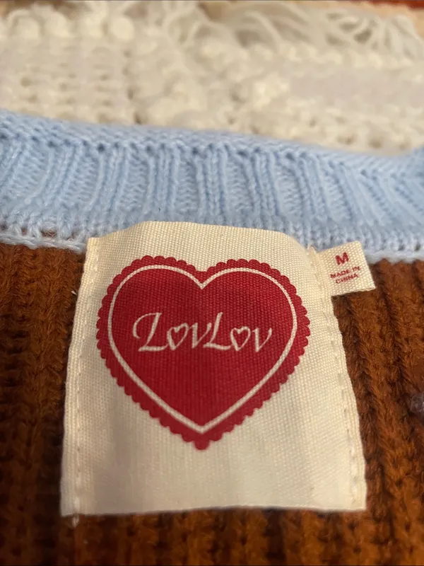 Brown Stripe Button - Image 4