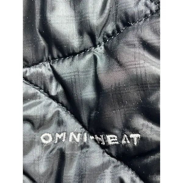 Columbia Omni-Heat Women's Black Sleeveless Puffer Quilted Vest Coat Jacket Sz M - Image 7