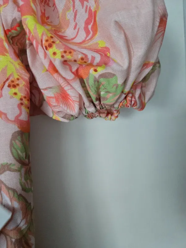 Mika & Gala Floral Puff Sleeve Mini Dress - Image 5