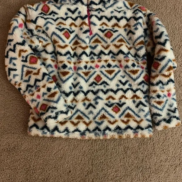 Eddie Bauer fleece pullover size small - Image 2