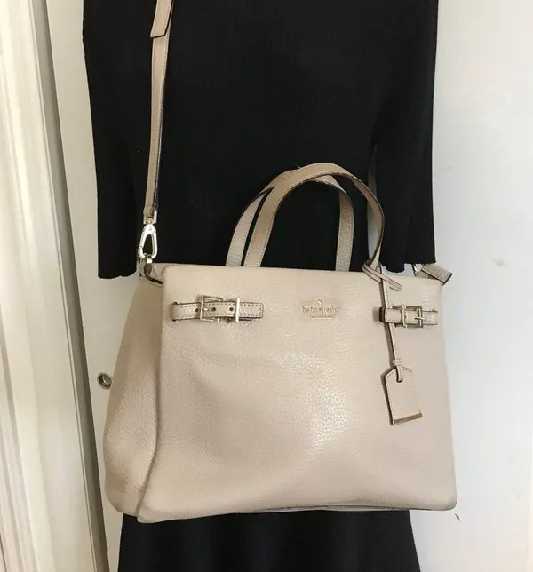 Kate Spade Tan Grain Leather Shoulder Bag - Image 7