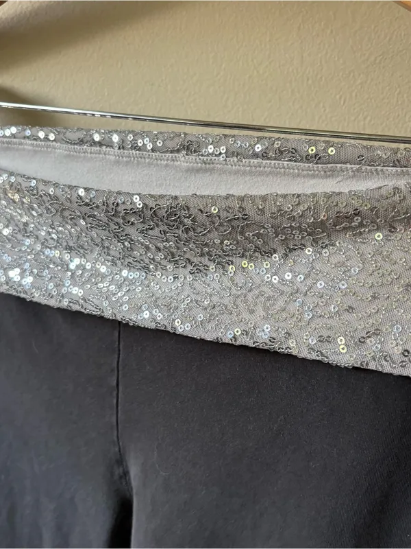 Aerie Sequin Foldover Leggings - Image 3