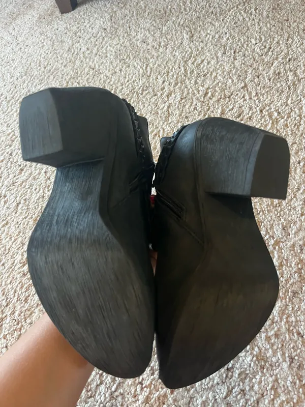 Black booties Size 7 - Image 3