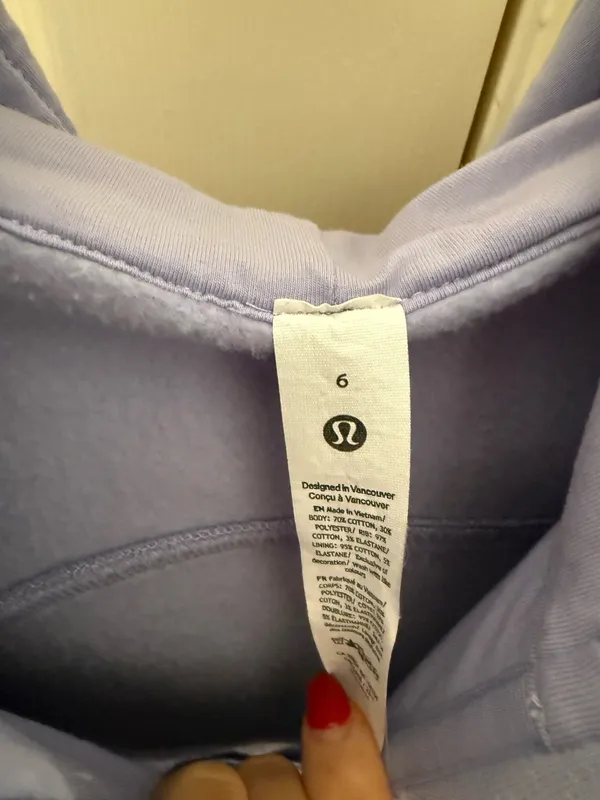 Lululemon Cropped Scuba Full-Zip Hoodie - Image 4