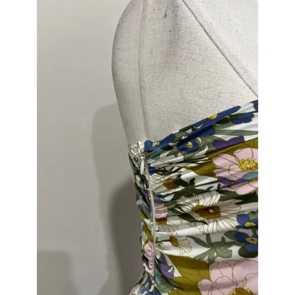 ASTR The Label‎ Santorini One Shoulder Floral Midi Dress Cottagecore S - Image 8