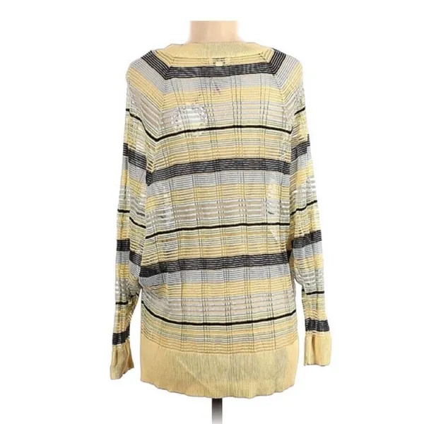 Umgee Pullover Light Weight Long Mesh Sleeve Sweater Size M NWTReg $64 - Image 3