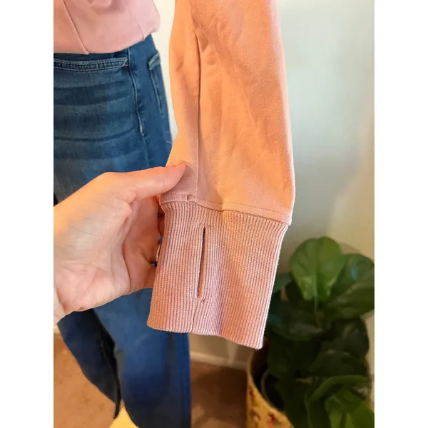 Lululemon Pink Pastel Hooded Scuba Hoodie Size 2 - Image 6
