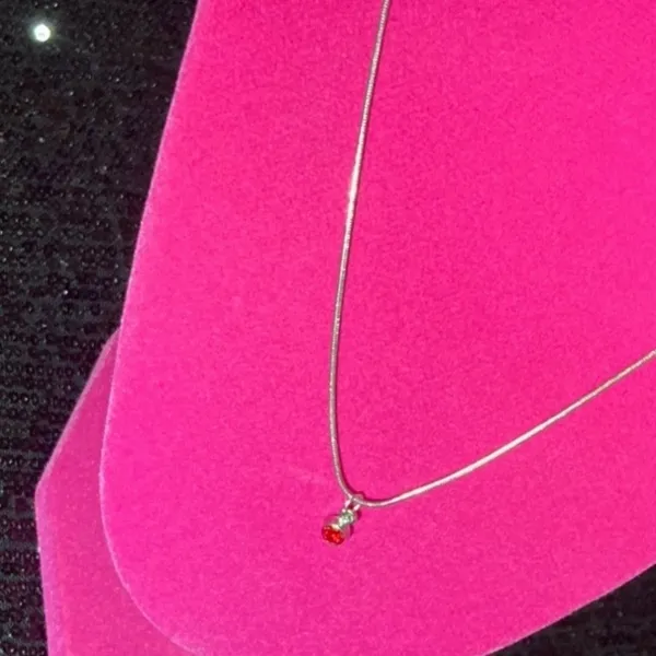 July Ruby Necklace Birthday Birthstone Month Red - Image 6