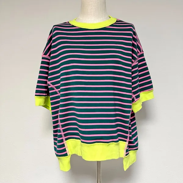 *NEW* Boutique Striped Oversized Tee - Image 2