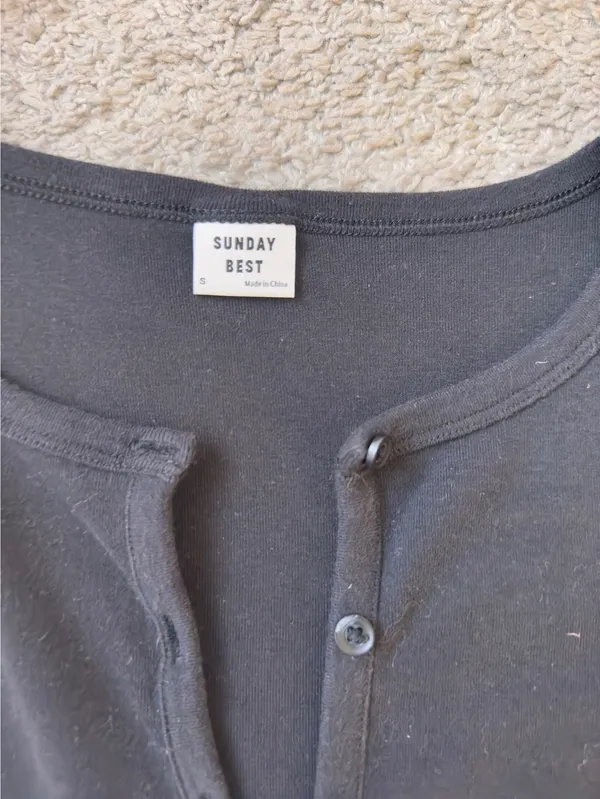 Aritzia Sunday Best Black Cardigan - Image 2