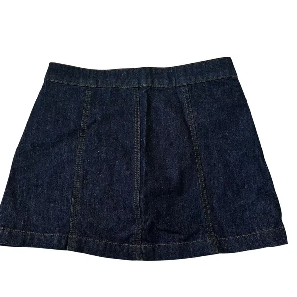 Altar’d State Blue Full Zip Denim Skirt Women's Size S | 41-66 - Image 2