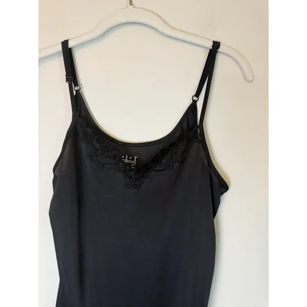 FIT Figure Improving Technology Black Lace Trimmed Slip SZ S NEW - Image 10